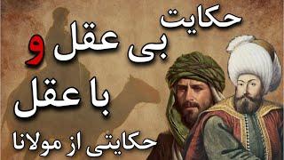 حکایت پلاس حکایت بی عقل و با عقل حکایتی از مولانا