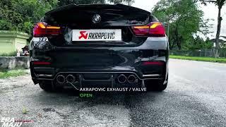 Akrapovic Exhaust System X BMW M4 Competition valve onoff sound review