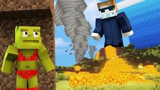 Minecraft Experiment HIDE EN SEEK met NatuurRampen