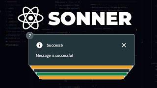 Sonner Genera Toast o Mensajes con React y otros Frameworks