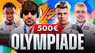 SCHWITZIGSTE 2vs2 GAMING OLYMPIADE UM 500€mit Papaplatte Sidney & Zarbex 