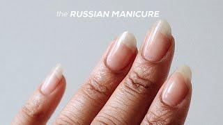 RUSSIAN MANICURE AT HOME  The DIY Dry Manicure