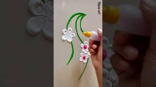 Easy and attractive rangoli design #shorts #short #shortvideo #rangoli