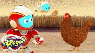 Chicken Chaos Space Ranger Rogers Fast-Feathered Round-Up  Funny Kids Cartoon Video