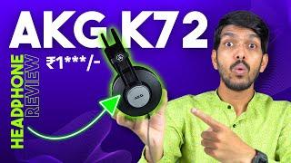 AKG K72 Closed Back Studio Headphones Review - Good for Mixing Music & Editing? *HANDS DOWN* 