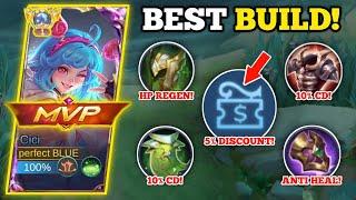 I FINALLY FOUND THE BEST BUILD FOR CICI 100% BROKEN -MLBB #cici #mlbb #mobilelegends