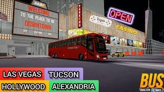 Bus Simulator  Ultimate Trip to LAS VEGAS -TUCSON- HOLLYWOOD-ALEXANDRIA IOSAndroid Gameplay #40