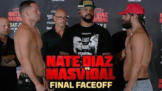 Nate Diaz vs. Jorge Mavidal FINAL FACEOFF  MMA Fighting