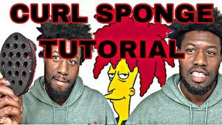 Curl Sponge Tutorial For Beginners The Best Way To Use A Curl Sponge For Afro Hair