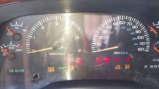 How to reset a digital cluster gauge on Dodge vehicles