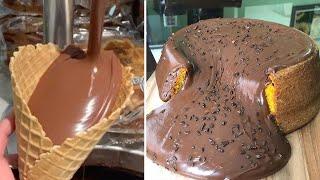 The Most SATISFYING Chocolate Cake Recipes  So Tasty Chocolate Cake Decorating Ideas