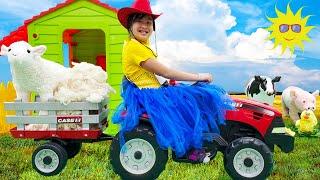 Farm Animals Song  Jannie Pretend Play Nursery Rhymes and Sing-Along Kids Song