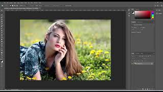 1 Minute PS Skills - How To Change Hair Color in Photoshop
