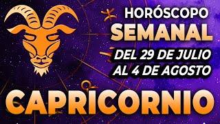 Horóscopo semanal de CAPRICORNIO  Del 29 de julio al 4 de agosto de 2024  MHONI VIDENTE