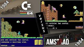 Commodore 64 vs. Amstrad CPC - 8 games from 1984