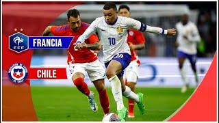 Francia 3-2 Chile  Amistoso 2024  Resumen