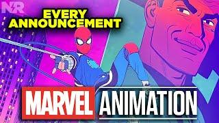 D23 MARVEL ANIMATION UPDATE Spider-Man X-Men ‘97 What If…? Eyes of Wakanda & Marvel Zombies