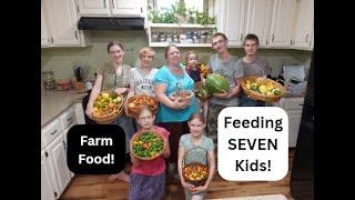 LARGE FAMILY Meals What We Eat in a Week - Garden Food