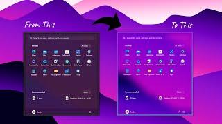 How to Make the Windows 11 Start Menu TRANSLUCENT