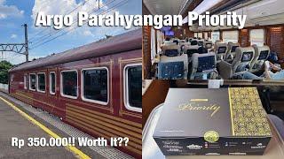 Review Kereta Api ARGO PARAHYANGAN PRIORITY  Gambir - Bandung