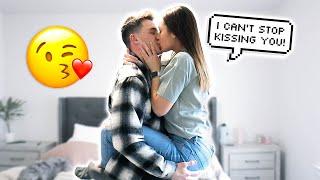 CANT STOP KISSING AND HUGGING MY HUSBAND PRANK