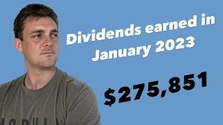 Revealing my dividend income in January 2023