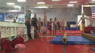Bella Lims 9 Year Old TOPS Test 30 Second Handstand