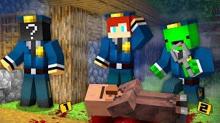 Mikey and JJ Found Buried Scary VILLAGER DEAD in Minecraft - Maizen