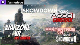 Contractors Showdown WARZONE VR OlenVR Gunstock test  Eye cam #vr #quest3 #live #pimax Crystal