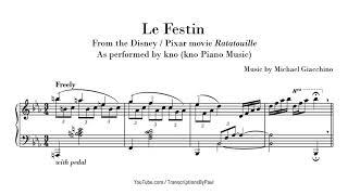 Le Festin - kno Piano Music - Sheet Music transcription