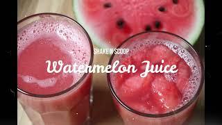 WATERMELON JUICE  Fresh Fruit Juice Making  Healthy Drink