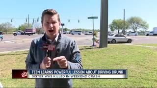 Teen learns powerful lesson about driving drunk