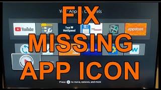 Fire TV Stick How to Fix a Missing App Icon