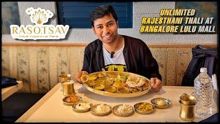 Unlimited rajasthani buffet at Rasotsav Bangalore Lulu mall is it worth visiting full detail video