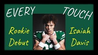 Isaiah Davis  Every Touch  Jets Rookie PS Debut