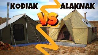 His Canvas Stove Tent was Better Than Mine. Kodiak 6170 vs Cabelas 12x12 Alaknak