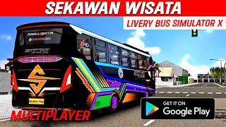 Livery Sekawan Wisata SR2 - BUS SIMULATOR X MULTIPLAYER
