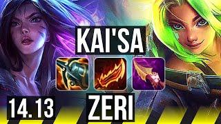 KAISA & Poppy vs ZERI & Alistar ADC  808 Rank 3 KaiSa Rank 8  EUW Challenger  14.13