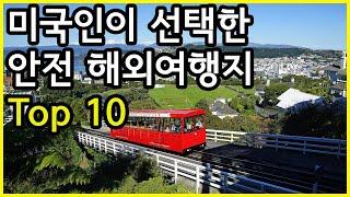 미국인들이 응답한 2022년 가장 안전한 해외여행지 Top 10