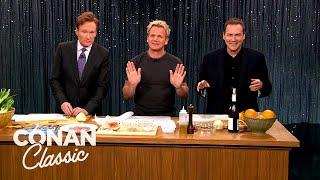 Conan & Norm Macdonald Cook With Gordon Ramsay  Late Night with Conan O’Brien