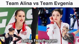 Team Alina Zagitova vs Team Evgenia Medvedeva - Ladies Free Program Channel One Trophy