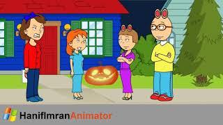 Arthur and DW Goes Trick Or Treating While Grounded