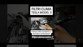 Filtro clima Tesla Model 3 #shortsvideo #shortvideo