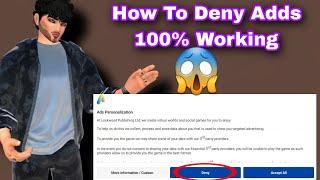 How To Deny Adds Permission  Avakin Life Adds Permission Deny Option  #avakinlife #avakinmaster