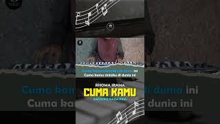 CUMA KAMU - Karaoke Nada Pria #shorts  #dangdutkaraoke