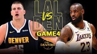 Los Angeles Lakers vs Denver Nuggets Game 4 Full Highlights  2024 WCR1  FreeDawkins