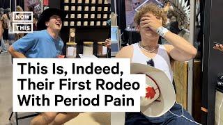 Period Pain Simulator Gets Tested on Cowboys & Raises Awareness