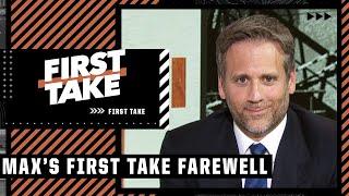 First Take bids farewell to Max Kellerman on his final show