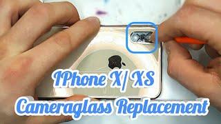 IPhone X XS Camera Glass Replacement Repair Change - DIY 2019