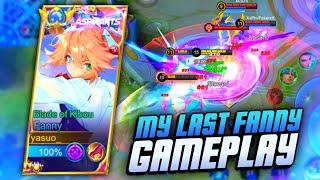 MY LAST FANNY GAMEPLAY IN SEASON 28  MLBB